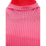 Bottega Veneta Pink Cotton Dress Bottega Veneta Pale Violet Red