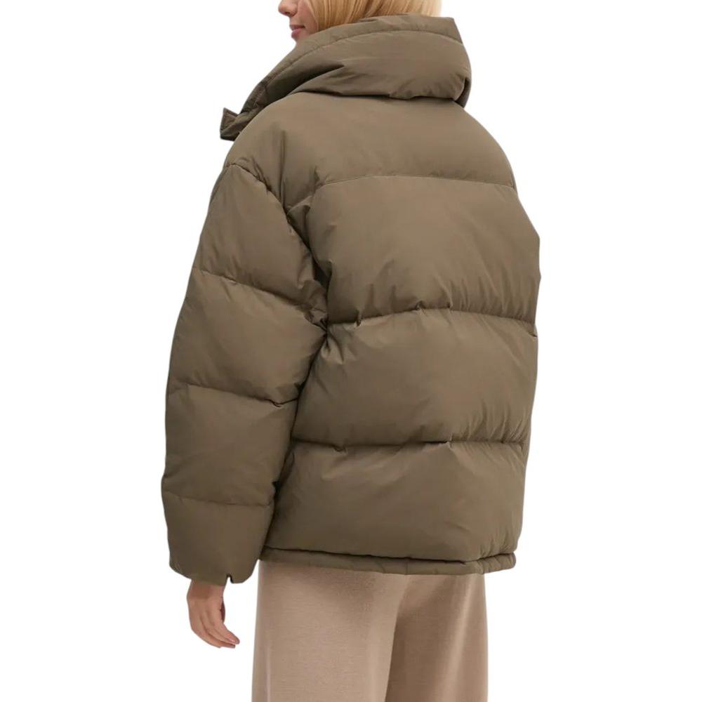 Calvin Klein Jeans Gray Polyester Jackets & Coat Calvin Klein Jeans Dim Gray