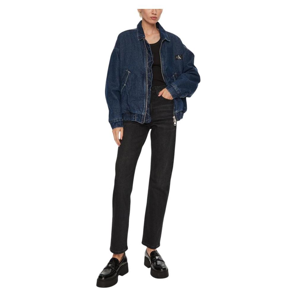 Calvin Klein Jeans Black Cotton Jeans & Pant Calvin Klein Jeans Dark Slate Gray