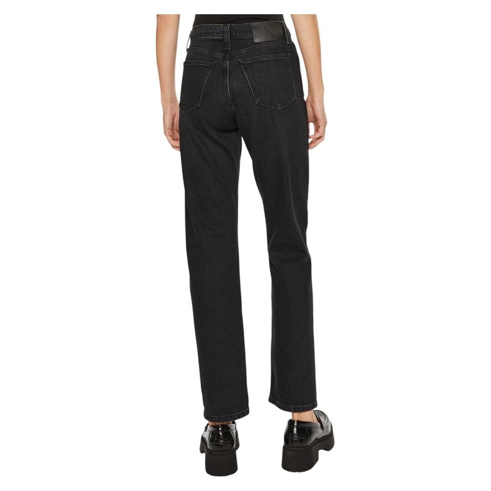 Calvin Klein Jeans Black Cotton Jeans & Pant Calvin Klein Jeans Dark Slate Gray