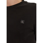 Calvin Klein Jeans Black Cotton T-Shirt CA-16503900009-IT38|XS