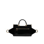 Dolce & Gabbana Black Calfskin Leather DG Logo Shoulder Bag BAG4007