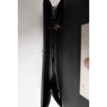 Dolce & Gabbana Black Calfskin Leather DG Logo Shoulder Bag BAG4007