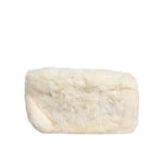 Dolce & Gabbana White Fur Handbag Clutch Purse Pouch Bag BAG4080