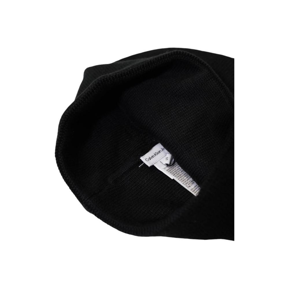 Calvin Klein Black Cotton Hat Calvin Klein Black