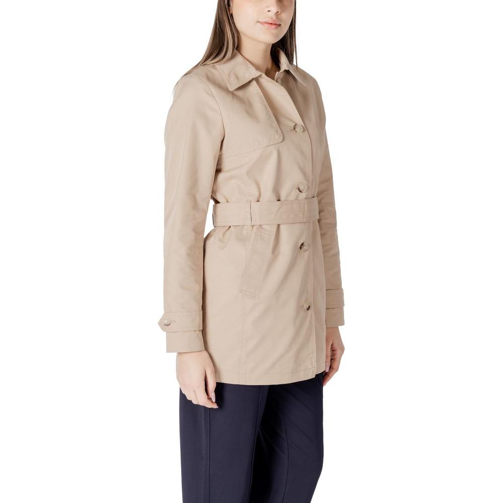 Street One Beige Cotton Jackets & Coat