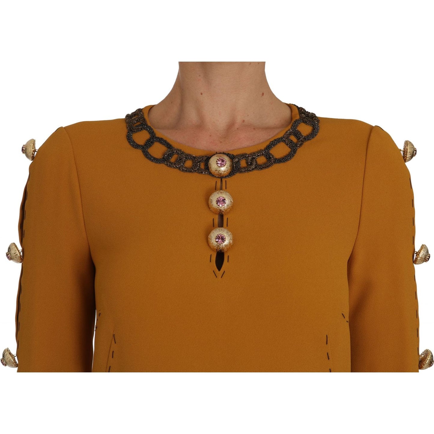 Dolce & Gabbana Crystal Embellished Mini Dress - Luxe Charm Dolce & Gabbana Sienna