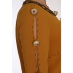 Dolce & Gabbana Crystal Embellished Mini Dress - Luxe Charm Dolce & Gabbana Saddle Brown