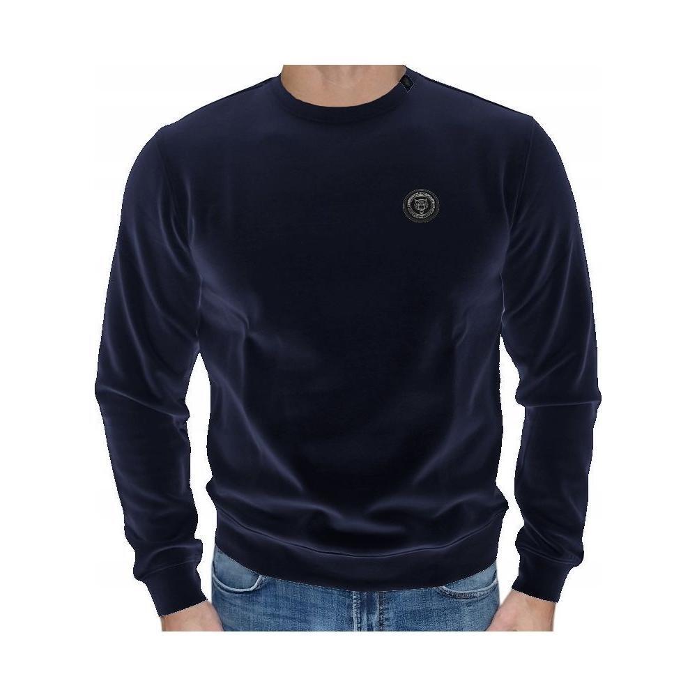 Plein Sport Blue Cotton Sweater