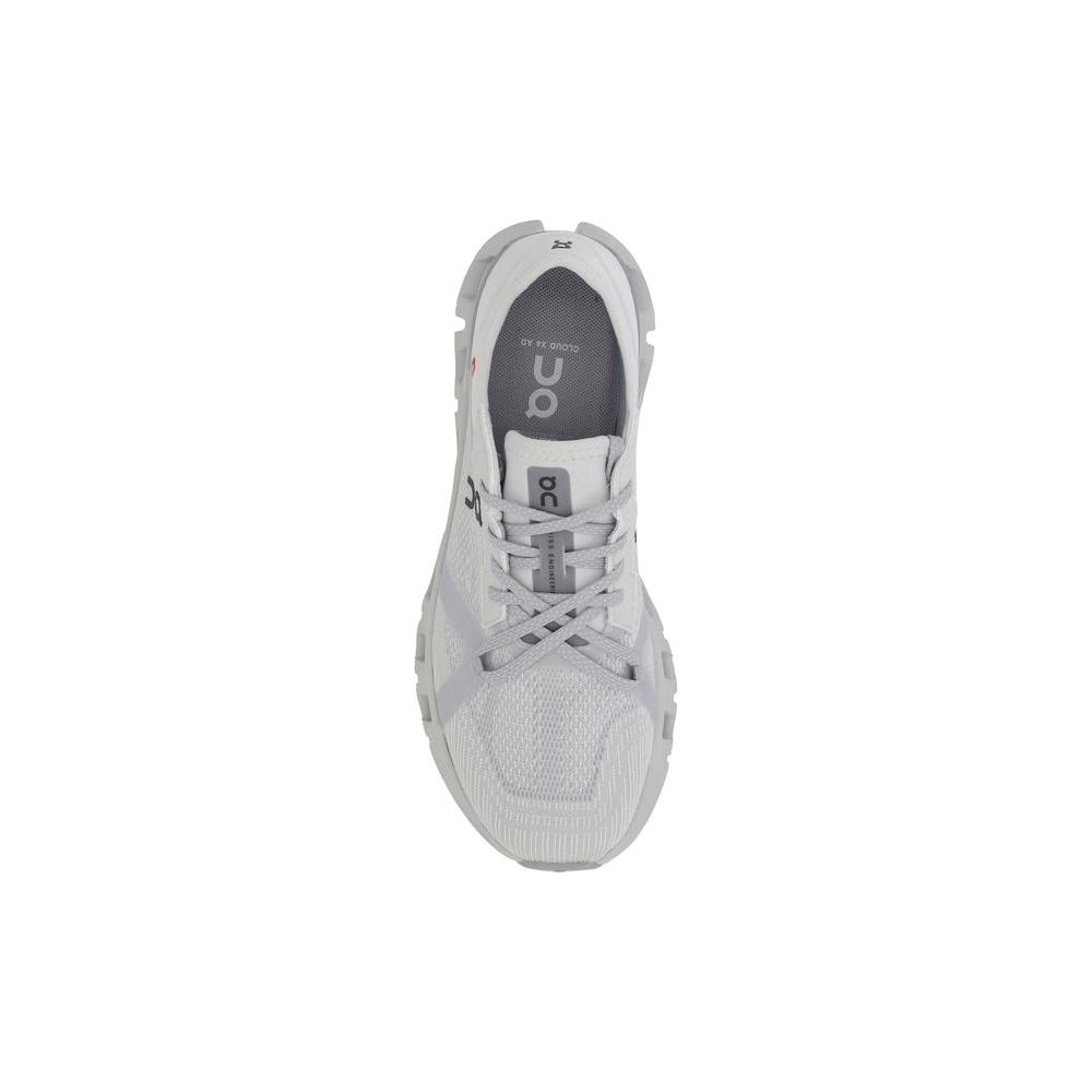 ON Cloud X 4 Ad Sneakers with CloudTec technology, featuring quick lacing and non-slip rubber outsole for comfort and traction.