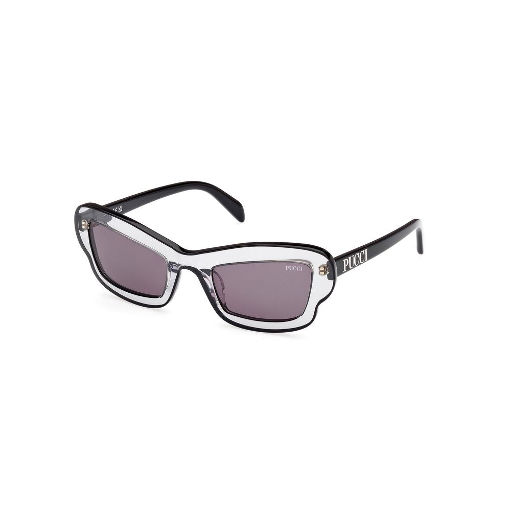 Emilio Pucci Gray Haircalf Sunglasses