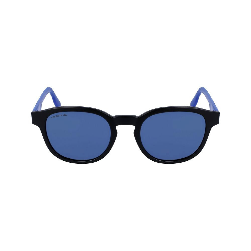 Lacoste Black Injected Sunglasses Lacoste Steel Blue