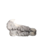 Dolce & Gabbana White Fox Fur Neck Wrap Warmer Winter Scarf MS7121