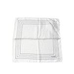 Dolce & Gabbana White Polka Dots Square Handkerchief Scarf MS7316