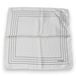 Dolce & Gabbana White Polka Dots Square Handkerchief Scarf MS7316