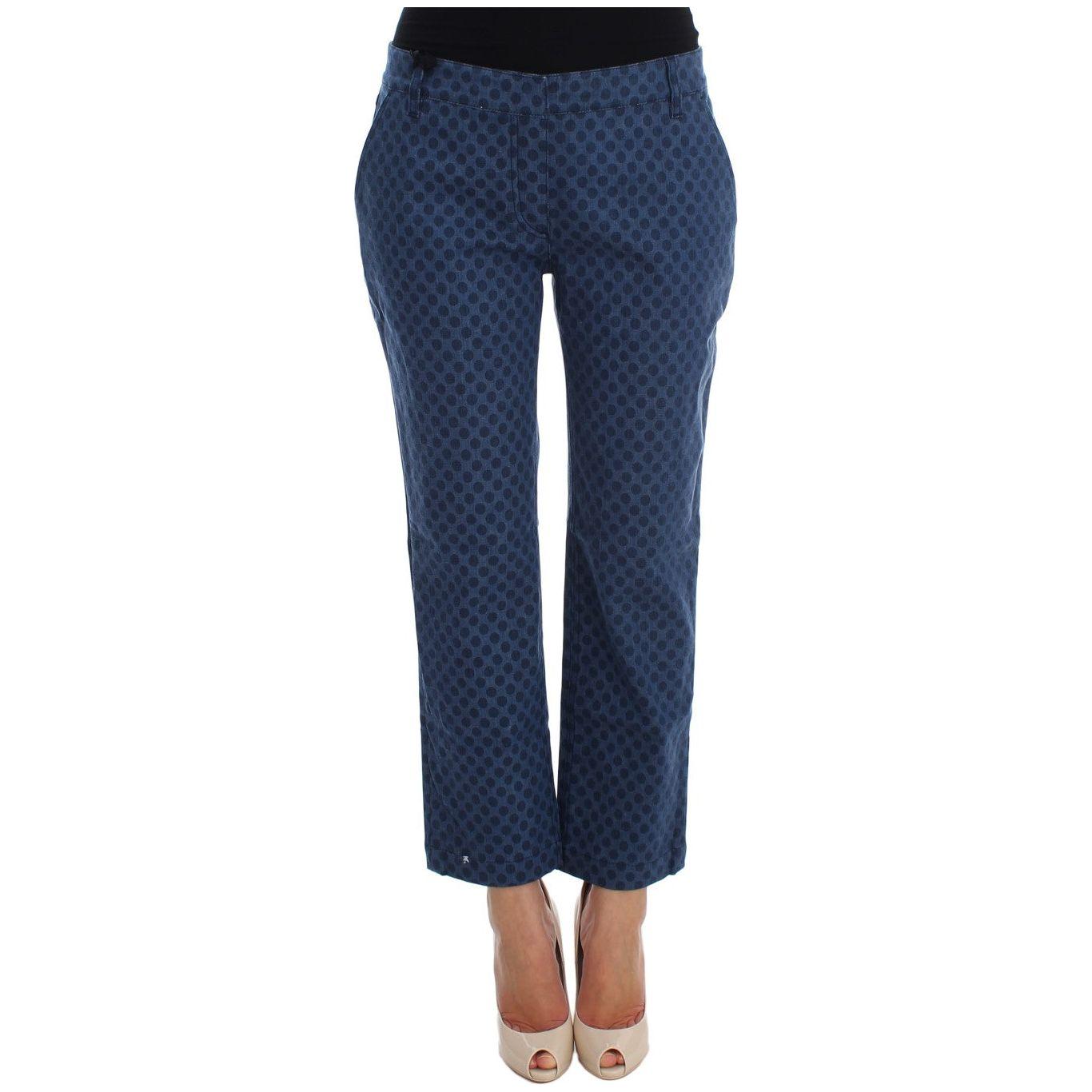 Dolce & Gabbana Polka Dotted Capri Stretch Jeans Dolce & Gabbana Dark Slate Gray