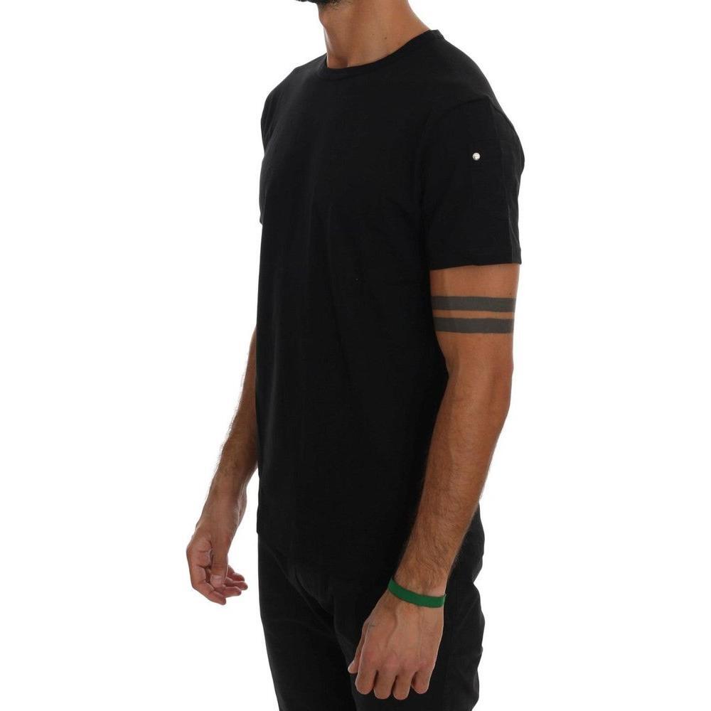 Daniele Alessandrini Black Cotton T-Shirt