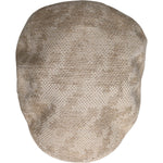 Dolce & Gabbana Beige Floral Linen Newsboy Hat