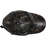 Dolce & Gabbana Brown Leather Logo Monogram Baseball Cap