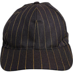 Dolce & Gabbana Brown Stripes Cotton 6 Panels Baseball Cap