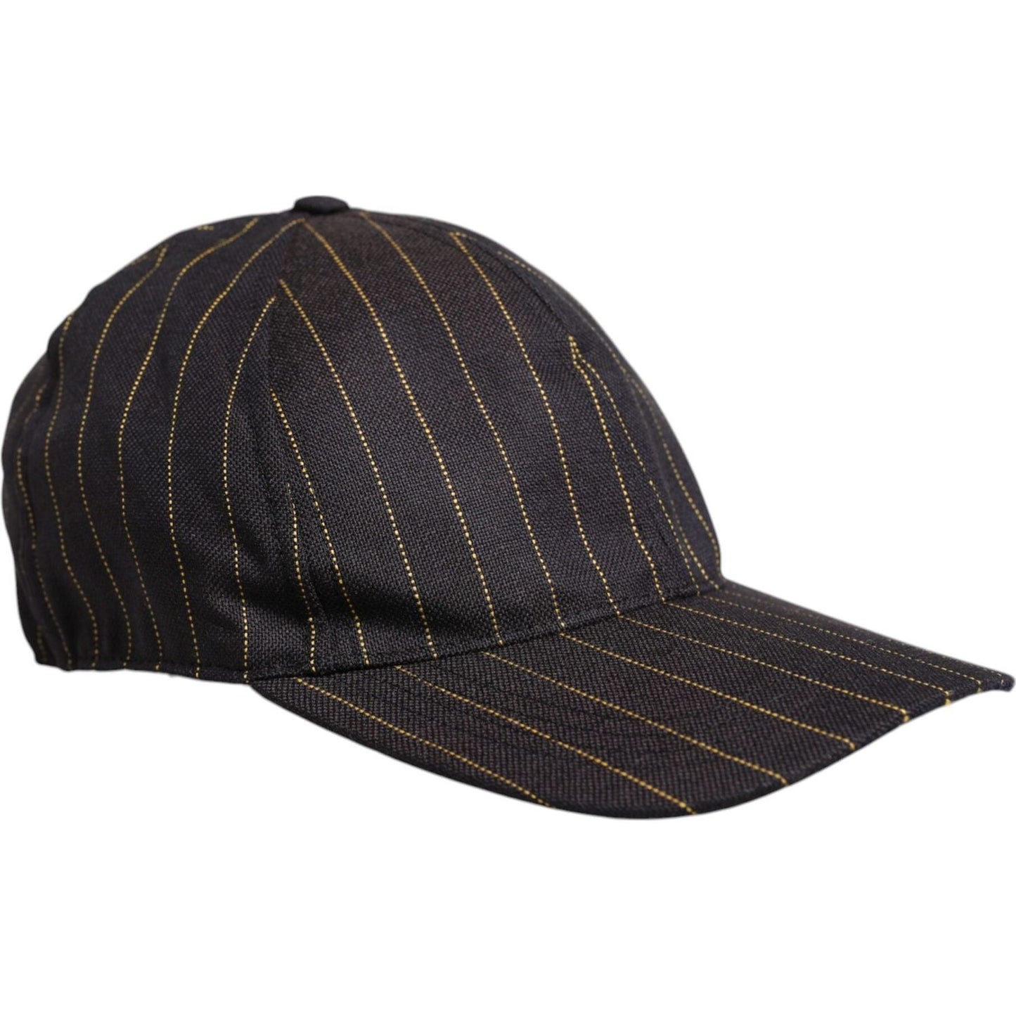 Dolce & Gabbana Brown Stripes Cotton 6 Panels Baseball Cap