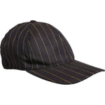 Dolce & Gabbana Brown Stripes Cotton 6 Panels Baseball Cap
