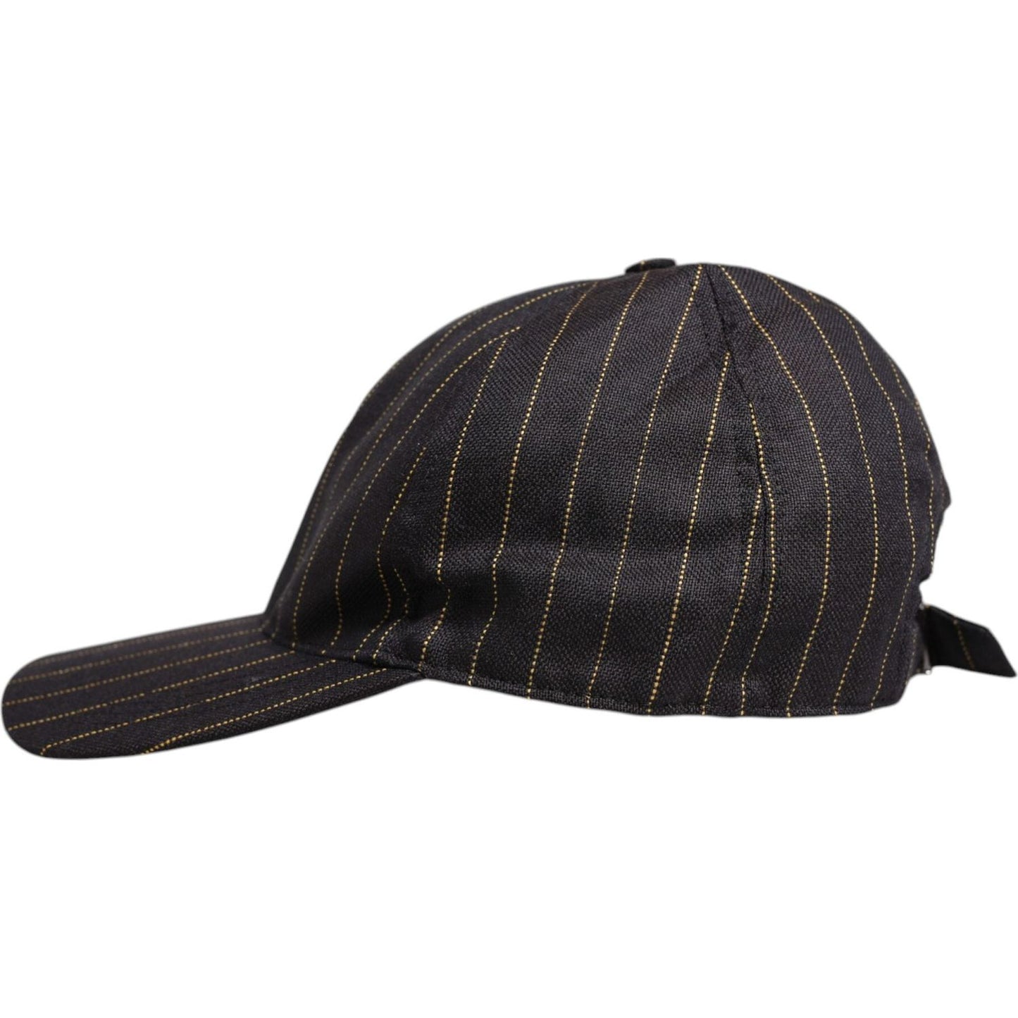 Dolce & Gabbana Brown Stripes Cotton 6 Panels Baseball Cap