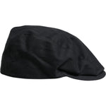 Dolce & Gabbana Black Cotton Newsboy Capello Cabbie Hat