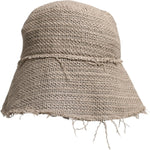 Dolce & Gabbana Beige Linen Wide Brim Bucket Hat