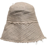 Dolce & Gabbana Beige Linen Wide Brim Bucket Hat