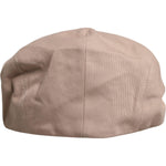 Dolce & Gabbana Beige Cotton Newsboy Capello Cabbie Hat
