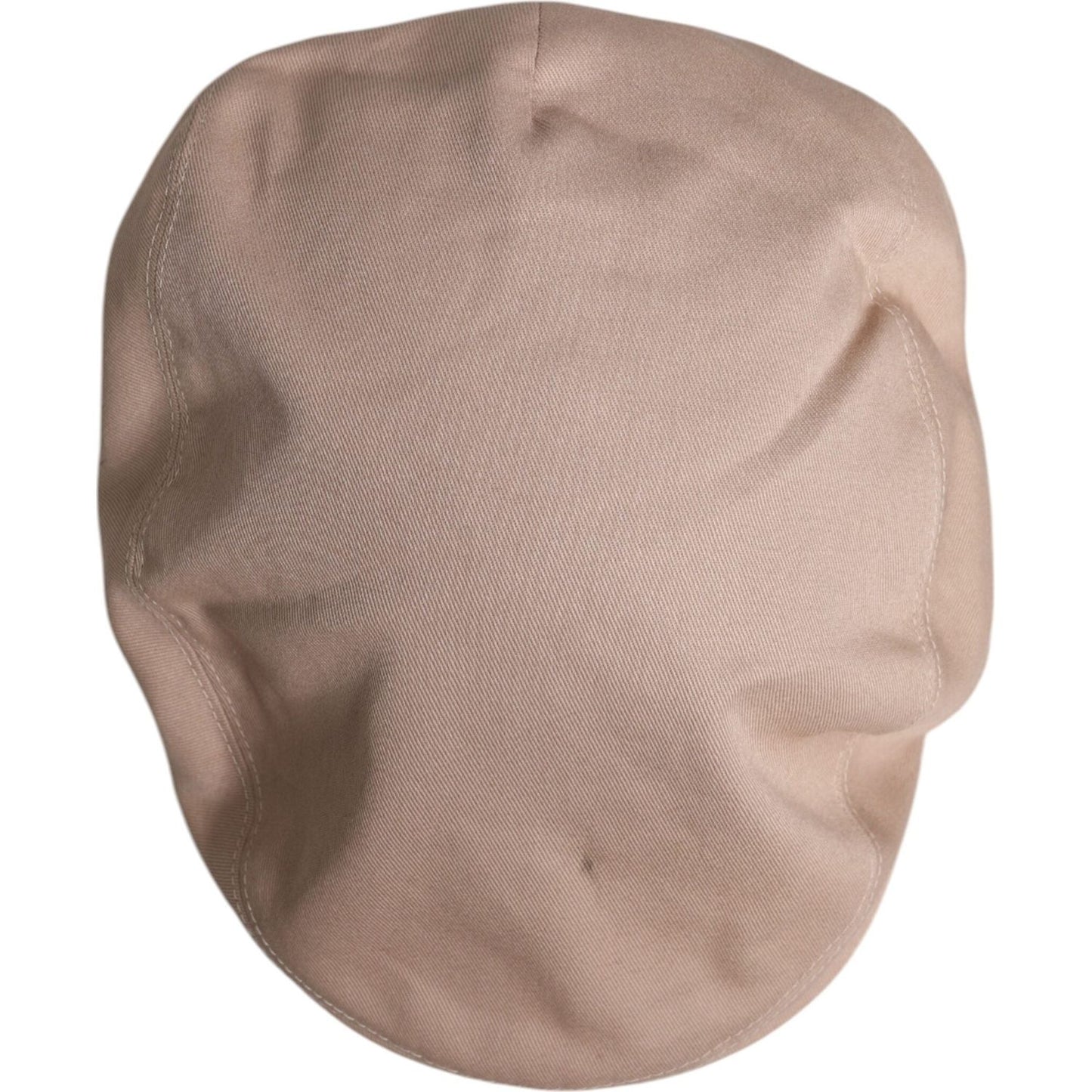 Dolce & Gabbana Beige Cotton Newsboy Capello Cabbie Hat