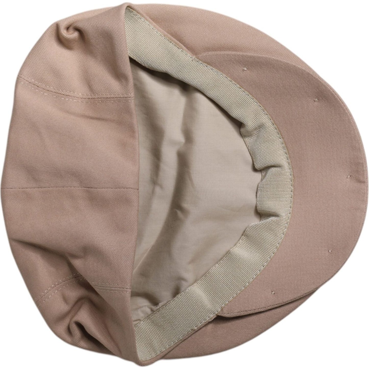 Dolce & Gabbana Beige Cotton Newsboy Capello Cabbie Hat