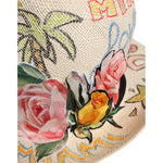 Dolce & Gabbana Multicolor Floral Women Fedora Wide Brim Hat