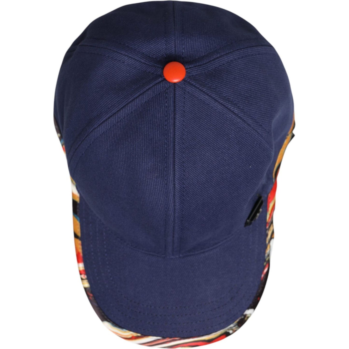 Dolce & Gabbana Blue Cotton 6 Panels Baseball Cap