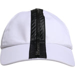 Dolce & Gabbana White Black Cotton Zip Baseball Cap