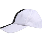 Dolce & Gabbana White Black Cotton Zip Baseball Cap