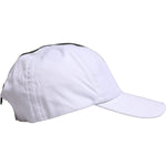Dolce & Gabbana White Black Cotton Zip Baseball Cap