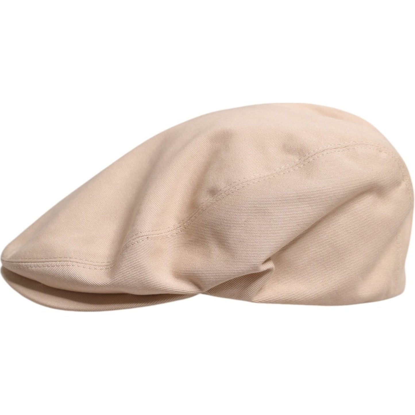 Dolce & Gabbana Beige Cotton Newsboy Capello Cabbie Hat