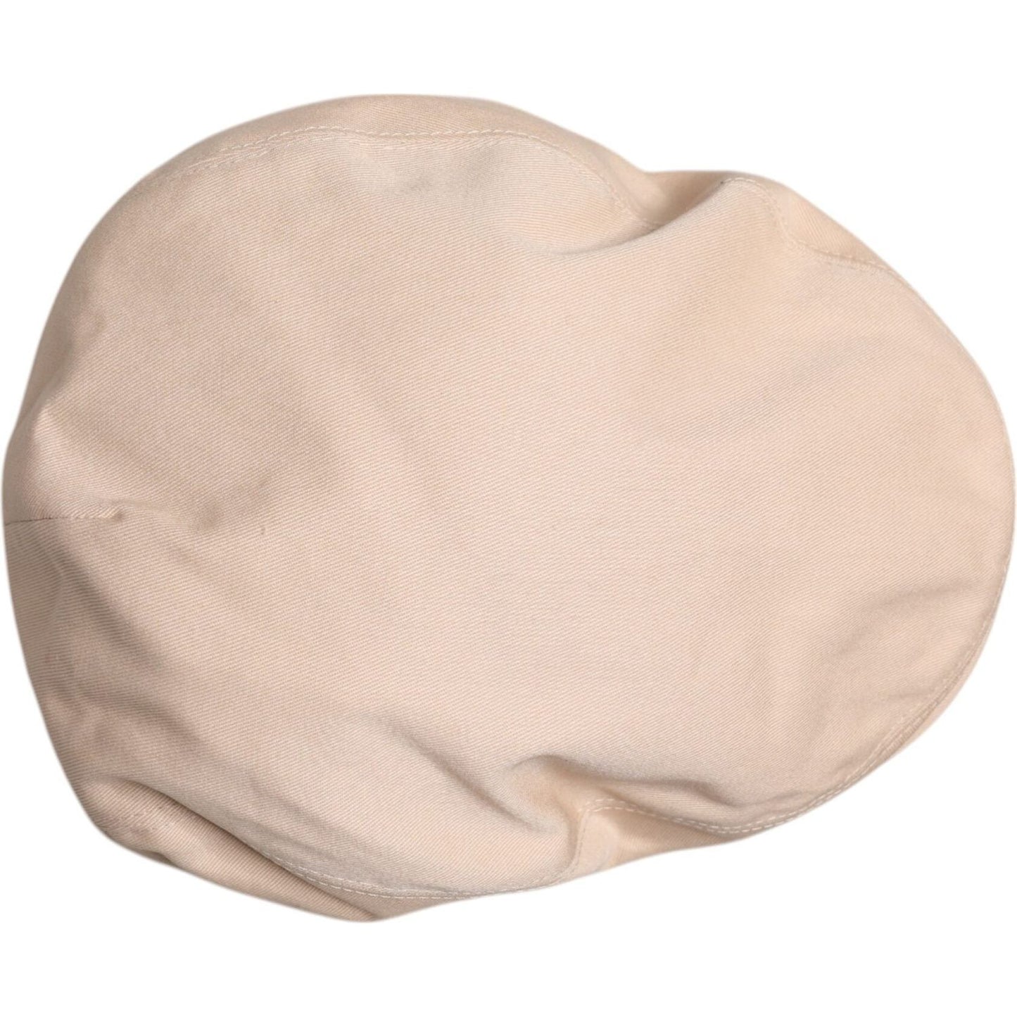 Dolce & Gabbana Beige Cotton Newsboy Capello Cabbie Hat