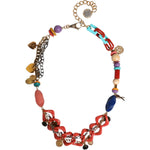 Dolce & Gabbana Multicolor Embellished Waist Chain Belt SMY10547-M
