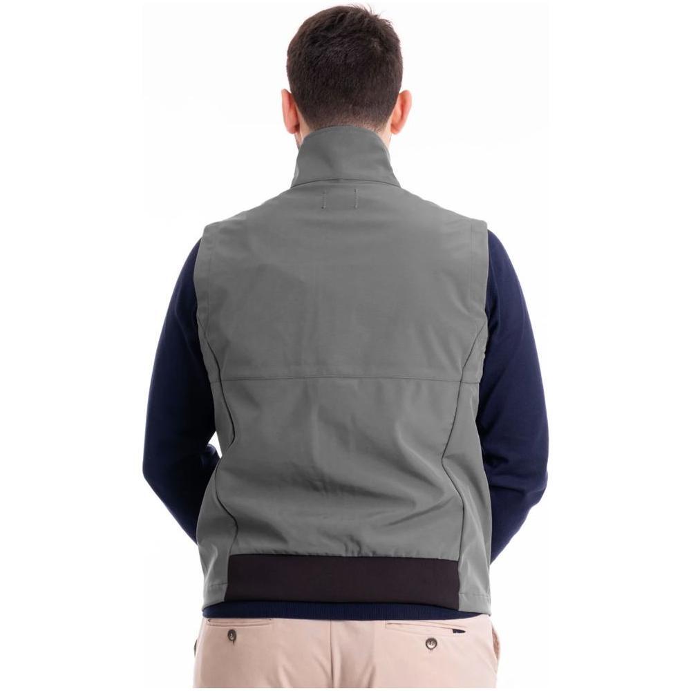Refrigiwear Brown Polyester Men Vest