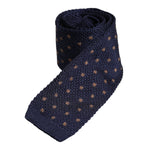 Dolce & Gabbana Blue Polka Dot Silk Adjustable Necktie Tie KRA3477