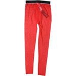Dolce & Gabbana Red Logo Lace Lingerie Tight Pants Underwear