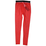 Dolce & Gabbana Red Logo Lace Lingerie Tight Pants Underwear