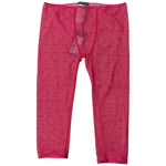 Dolce & Gabbana Fuchsia Logo Lace Lingerie Cropped Tight Underwear
