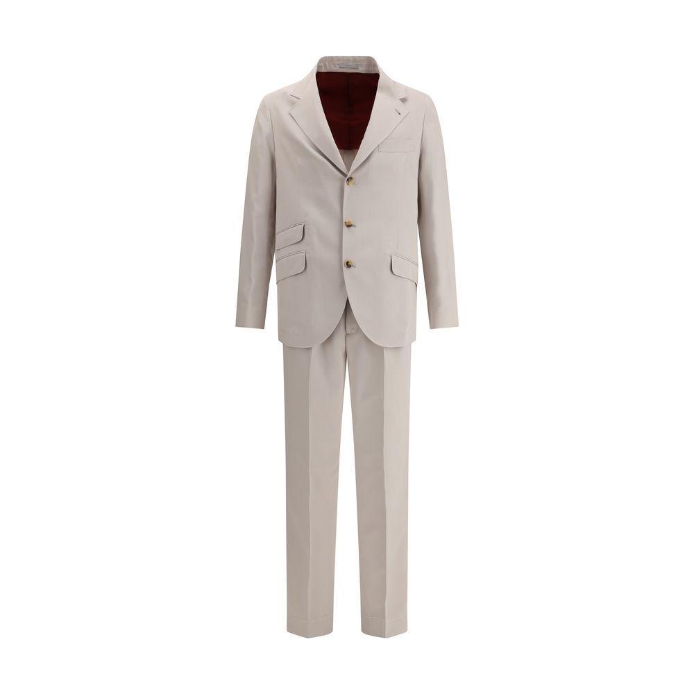 Brunello Cucinelli Silk Suit BR-MB412LDWHC1030-IT54 | XXL