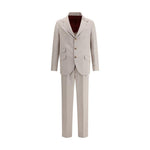 Brunello Cucinelli Silk Suit BR-MB412LDWHC1030-IT54 | XXL