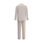Brunello Cucinelli Silk Suit BR-MB412LDWHC1030-IT54 | XXL