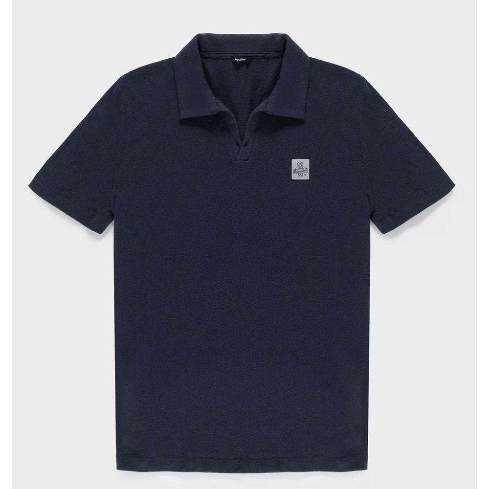 Refrigiwear Blue Cotton Polo Shirt